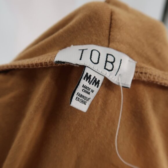 TOBI Women's Tan Cropped Tank Size Medium NWT - Picture 3 of 8